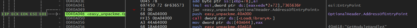 AddressOfEntryPoint